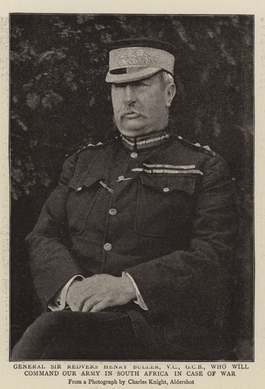 General Sir Redvers Henry Buller, VC, GCB, who will Command our Army in South Africa in case of War by English Photographer