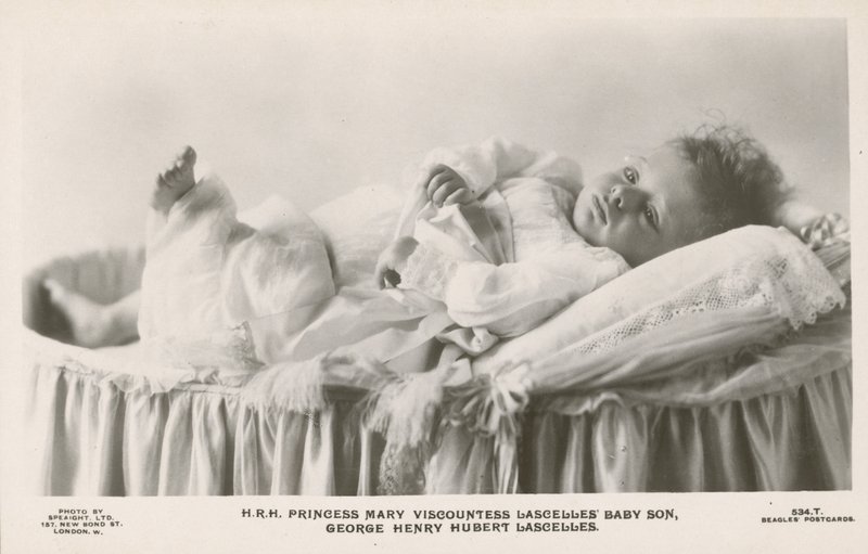 George Lascelles as a baby by English Photographer