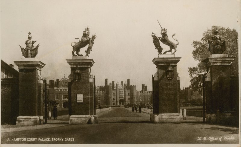 Hampton Court Palace Trophy Gates by English Photographer