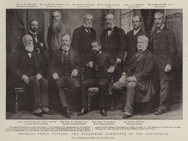 Imperial Penny Postage, the Organising Committee of the Conference by English Photographer