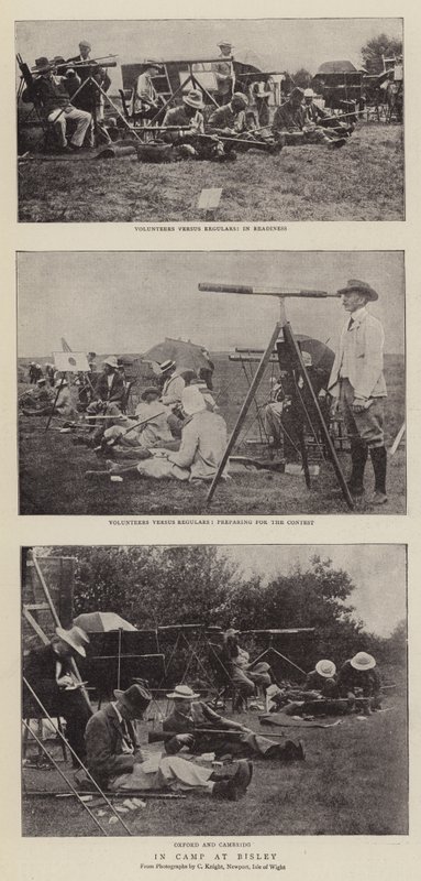 In Camp at Bisley by English Photographer