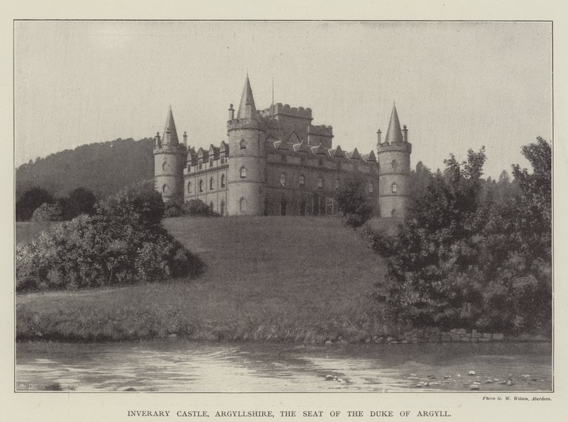 Inverary Castle, Argyllshire, the Seat of the Duke of Argyll by English Photographer