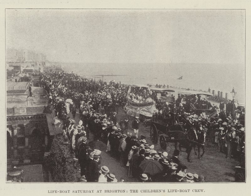 Life-Boat Saturday at Brighton, the Children