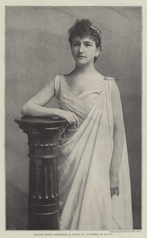 Madame Sigrid Arnoldson as Baucis in Philemon et Baucis by English Photographer