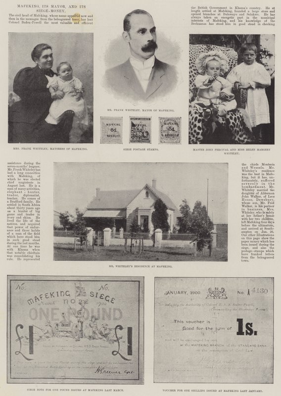 Mafeking, its Mayor, and its Siege-Money by English Photographer