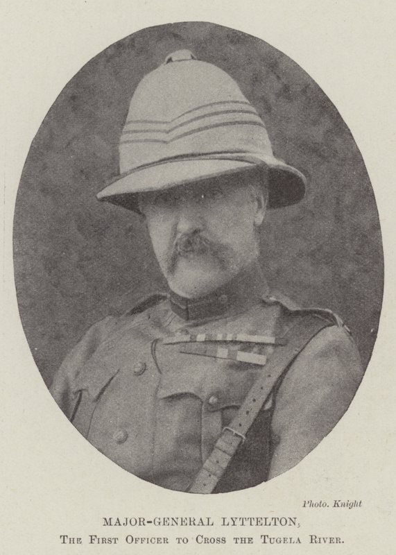 Major-General Lyttelton, the First Officer to Cross the Tugela River by English Photographer