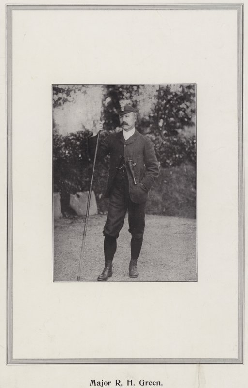 Major R H Green by English Photographer