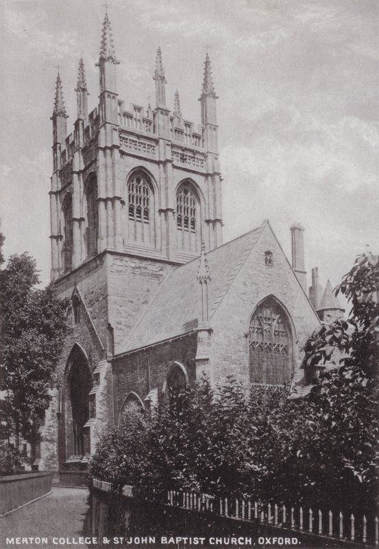 Merton College and St John Baptist Church, Oxford by English Photographer
