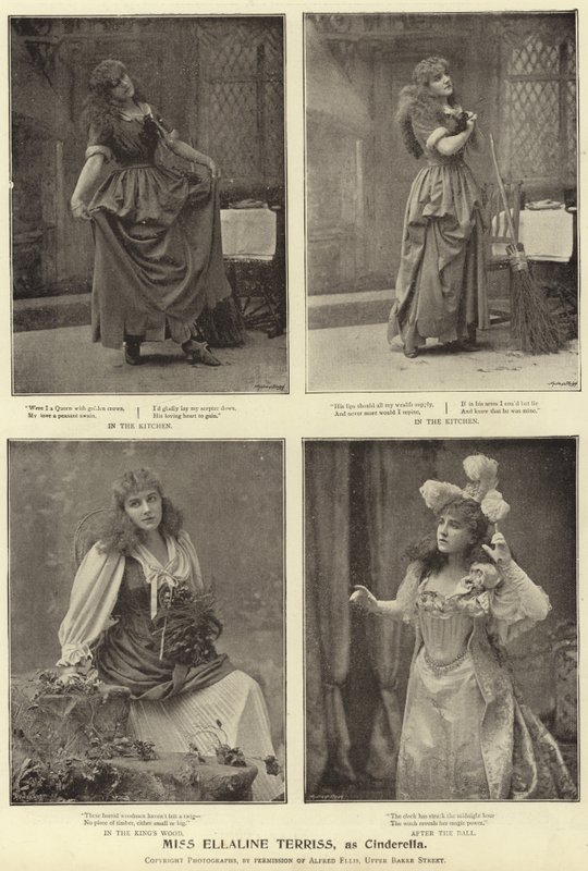 Miss Ellaline Terriss, as Cinderella by English Photographer