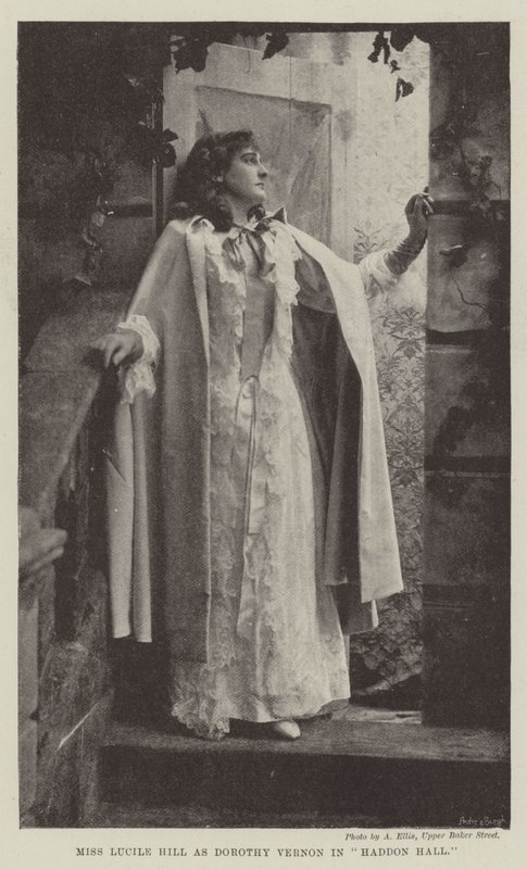 Miss Lucile Hill as Dorothy Vernon in Haddon Hall by English Photographer