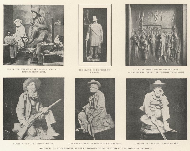 Monument to Ex-President Kruger Proposed to be Erected by the Boers at Pretoria by English Photographer