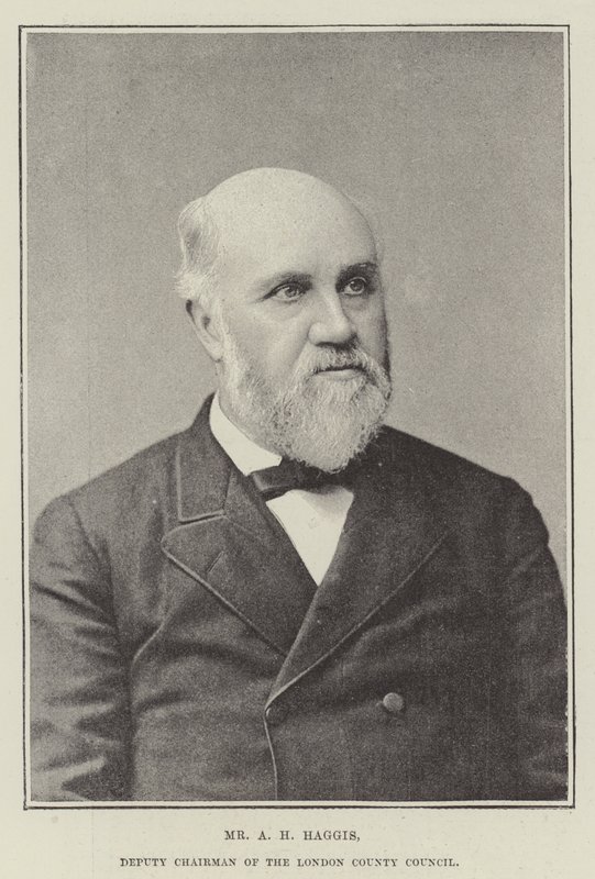 Mr A H Haggis, Deputy Chairman of the London County Council by English Photographer