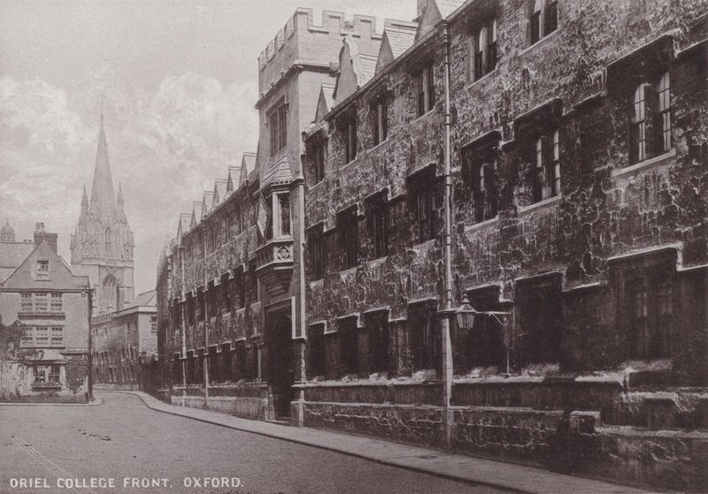 Oriel College Front, Oxford by English Photographer