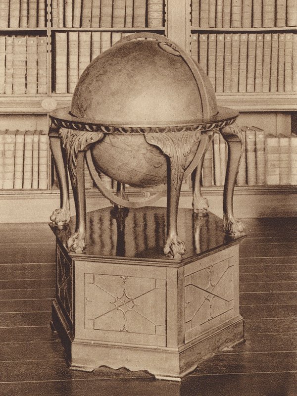 Oxford: Oriel College, An eighteenth century Globe in the Library by English Photographer
