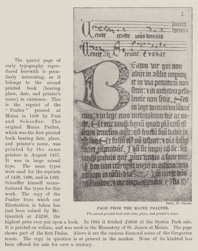 Page from the Mainz Psalter by English Photographer