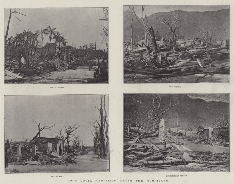 Port Louis, Mauritius, After the Hurricane by English Photographer