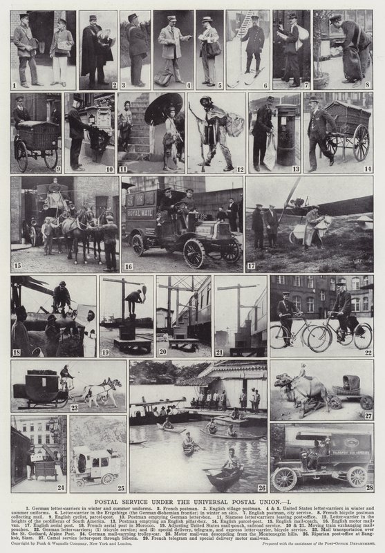 Postal Service under the Universal Postal Union, I by English Photographer