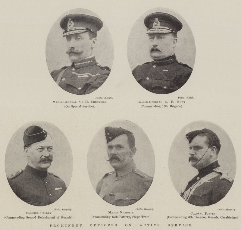 Prominent Officers on Active Service by English Photographer