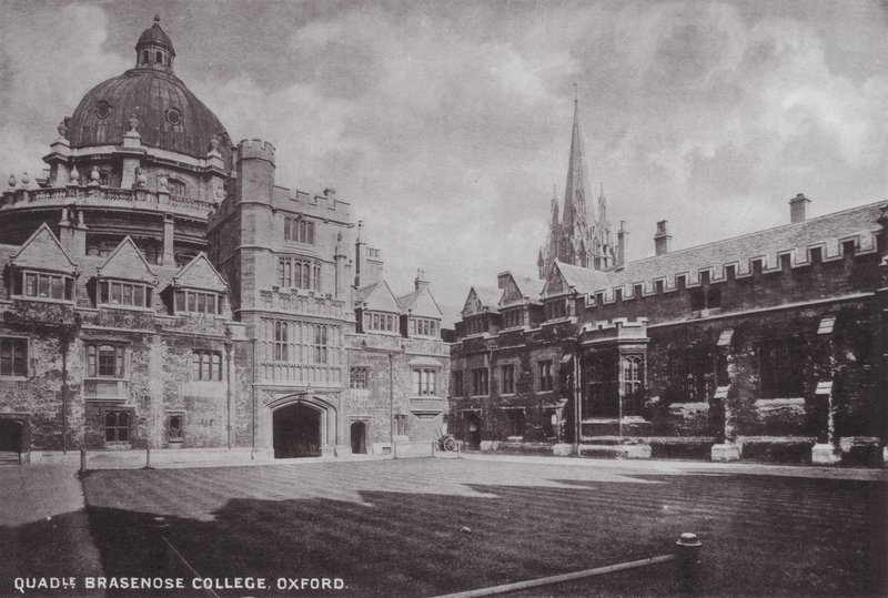 Quadrangle, Brasenose College, Oxford by English Photographer