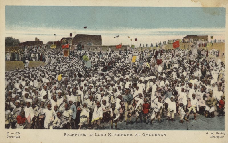 Reception of Lord Kitchener at Omdurman, c1898 by English Photographer