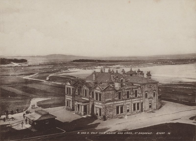 Royal and Ancient Golf Club House and Links, St Andrews by English Photographer