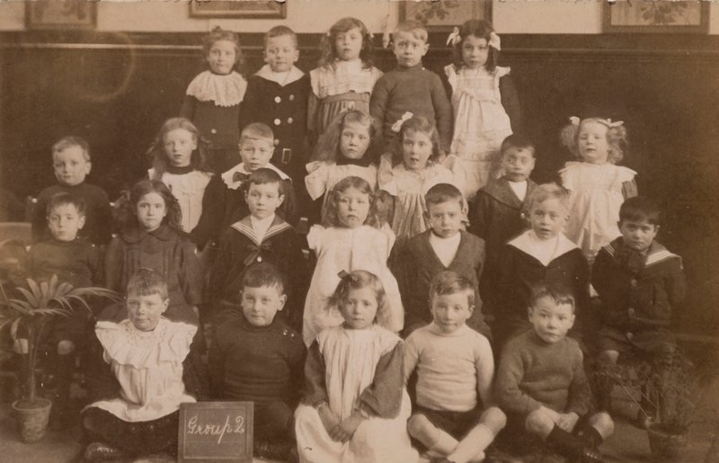 School children, Norfolk, early 20th century by English Photographer