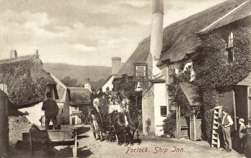 Ship Inn, Porlock by English Photographer