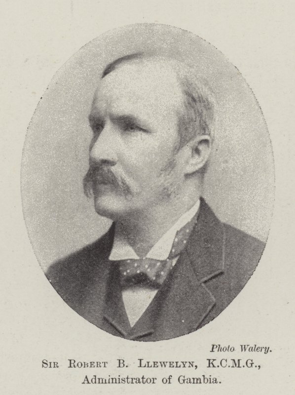 Sir Robert B Llewelyn, KCMG, Administrator of Gambia by English Photographer