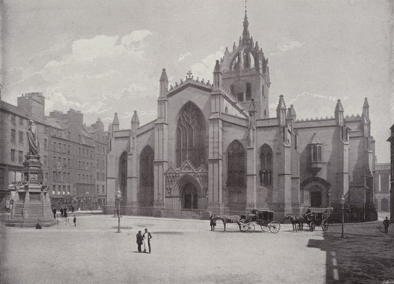 St Giles Church, Edinburgh by English Photographer