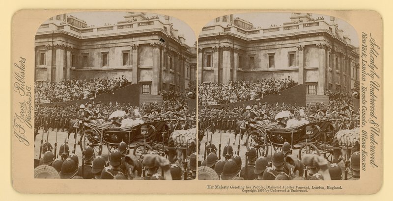 Stereographic Print of Queen Victoria