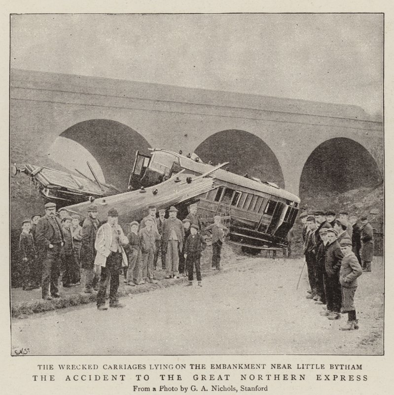 The Accident to the Great Northern Express by English Photographer