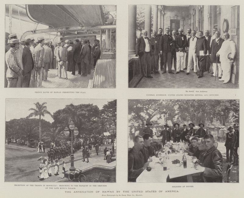 The Annexation of Hawaii by the United States of America by English Photographer