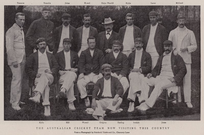 The Australian Cricket Team now visiting this Country by English Photographer