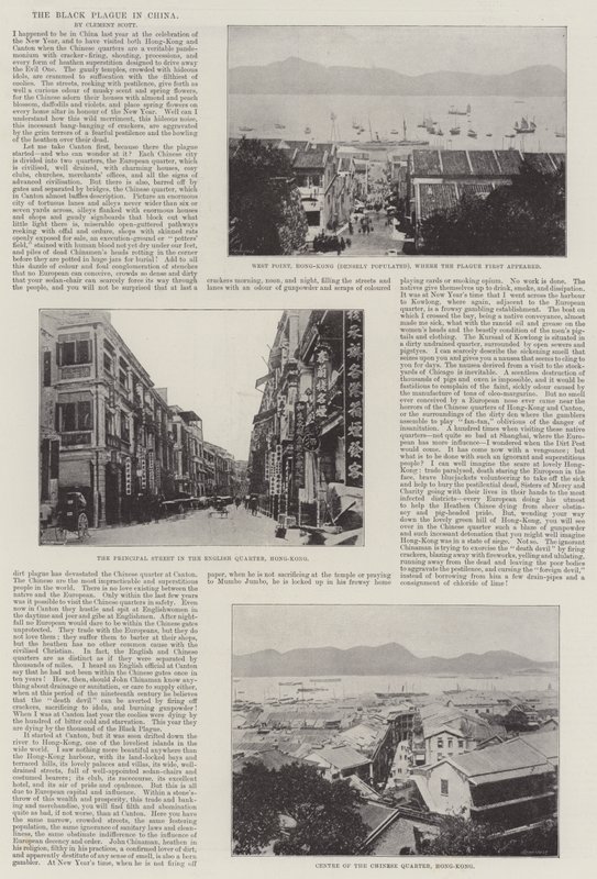 The Black Plague in China by English Photographer