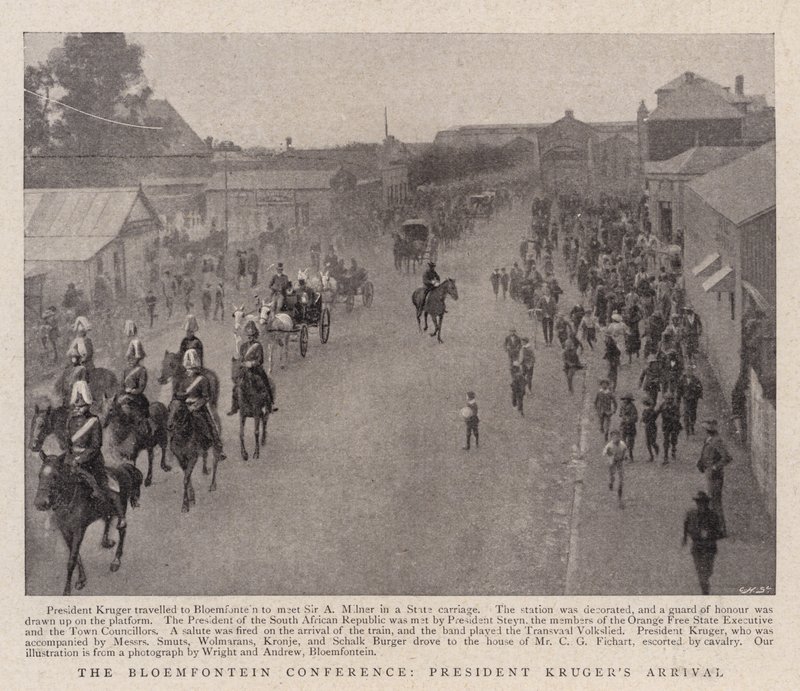 The Bloemfontein Conference, President Krugers Arrival by English Photographer