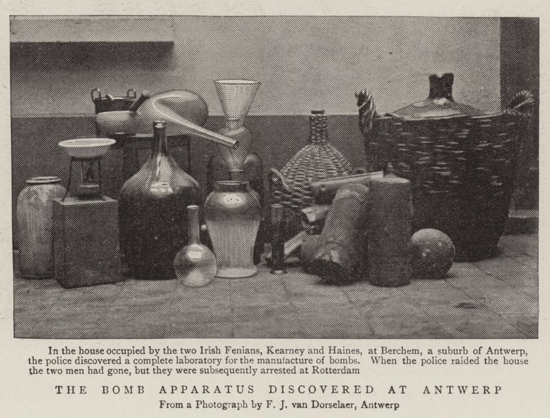 The Bomb Apparatus discovered at Antwerp by English Photographer