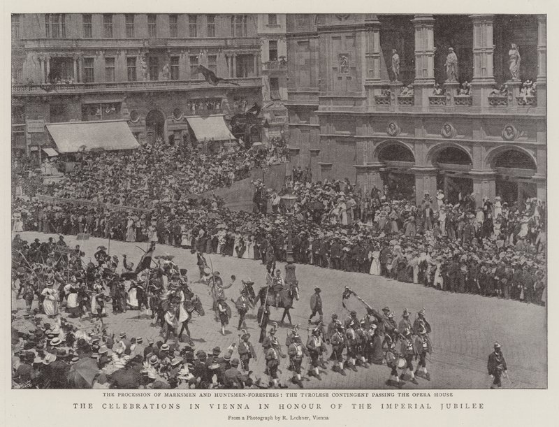 The Celebrations in Vienna in Honour of the Imperial Jubilee by English Photographer