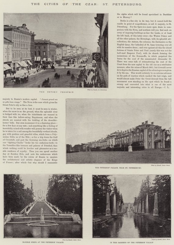 The Cities of the Czar, St. Petersburg by English Photographer