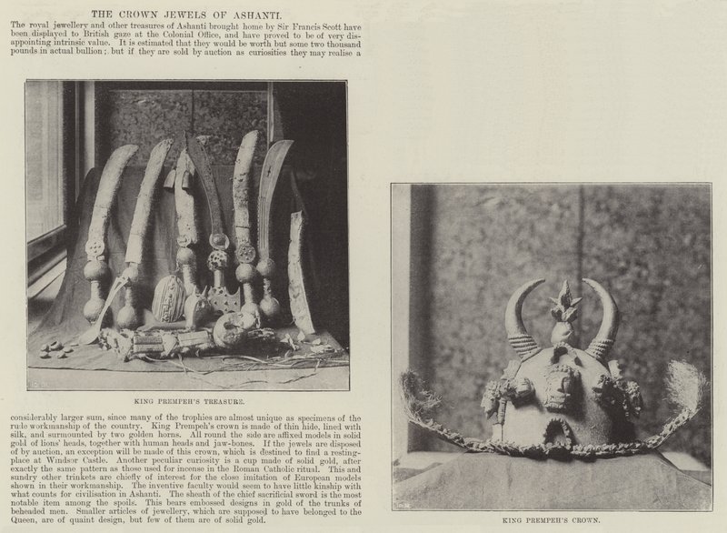 The Crown Jewels of Ashanti by English Photographer