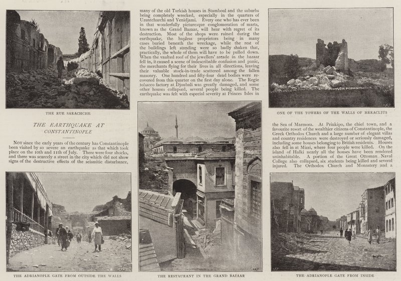 The Earthquake at Constantinople by English Photographer