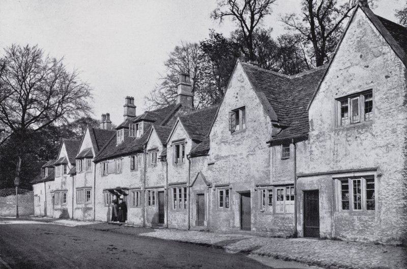 The Flemish Houses, Corsham by English Photographer