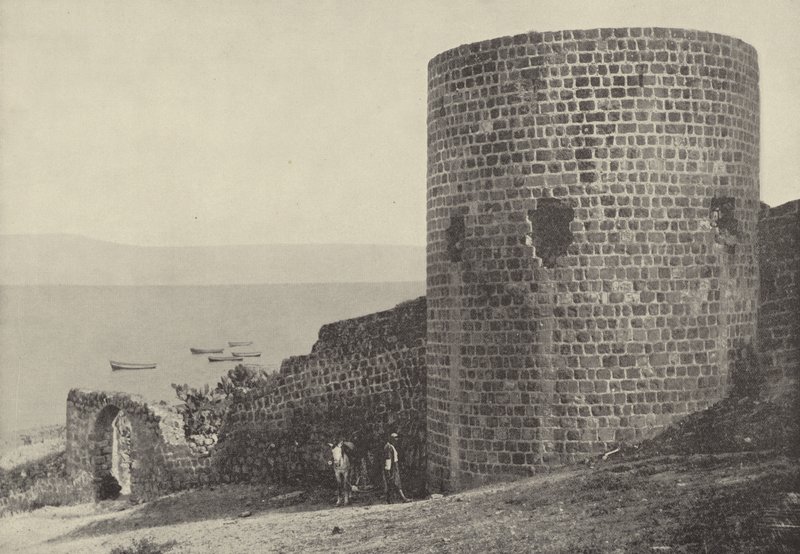 The Gadarene Country, showing the place where the devils entered into the herd of swine by English Photographer