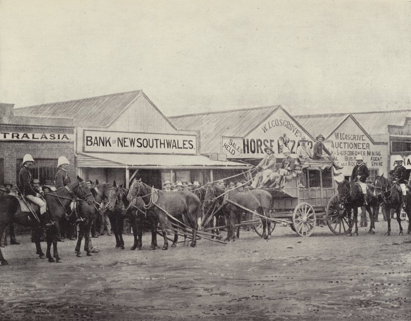 The Gold Escort, Coolgardie by English Photographer