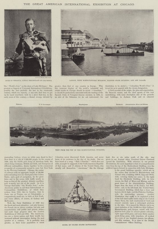 The Great American International Exhibition at Chicago by English Photographer