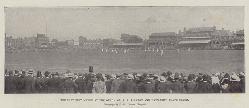 The Last Test Match at the Oval, Mr F S Jackson and Hayward