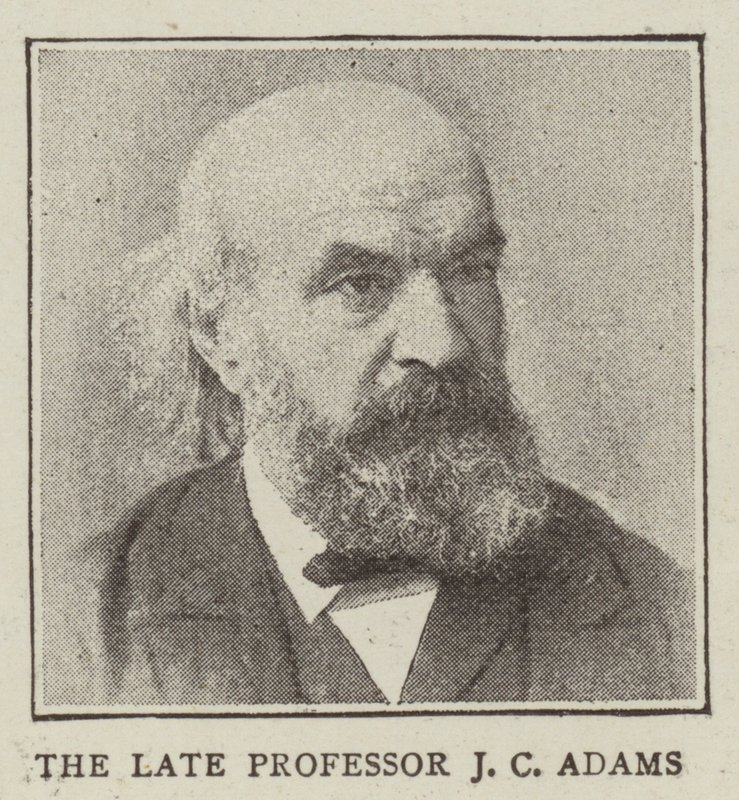 The Late Professor J C Adams by English Photographer
