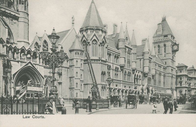 The Law Courts, London by English Photographer