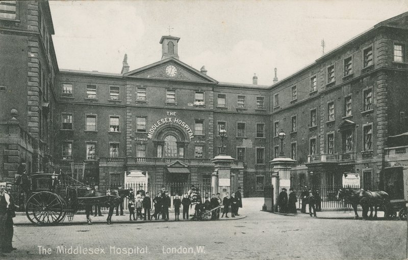 The Middlesex Hospital, London, 1910 by English Photographer