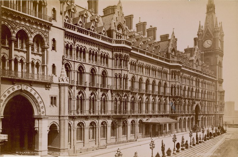 The Midland Grand Hotel, The Midland Railway Station, Euston Road, London by English Photographer