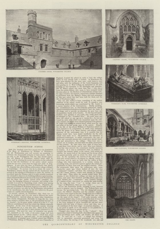 The Quincentenary of Winchester College by English Photographer